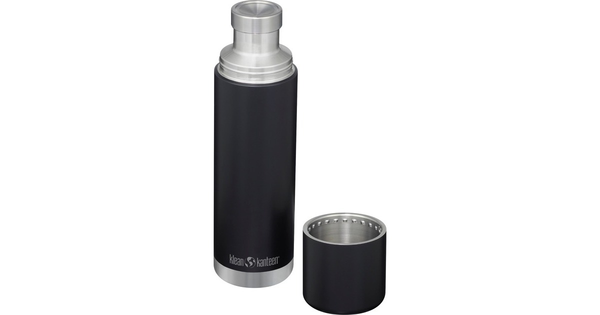 Klean Kanteen Thermosflasche TKPro-SB vakuumisoliert, 1.000ml(schwarz (matt), mit Pour Through Cap)