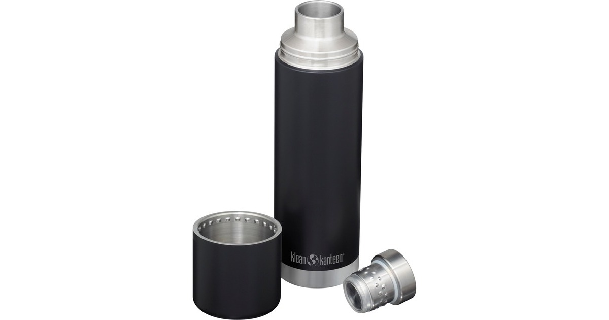 Klean Kanteen Thermosflasche TKPro-SB vakuumisoliert, 1.000ml(schwarz (matt), mit Pour Through Cap)