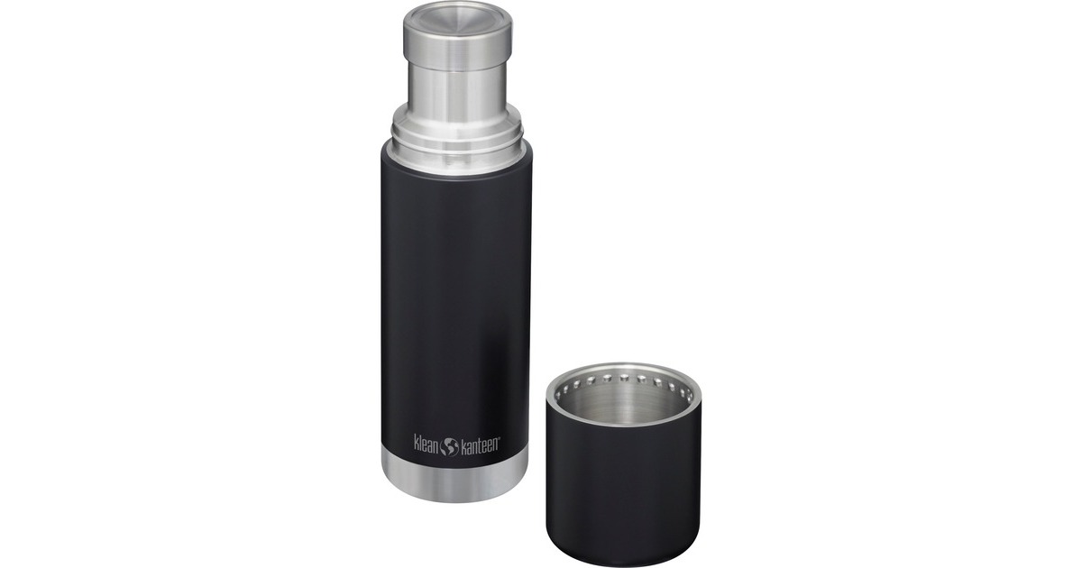 Klean Kanteen Thermosflasche TKPro-SB vakuumisoliert, 500ml(schwarz (matt), mit Pour Through Cap)