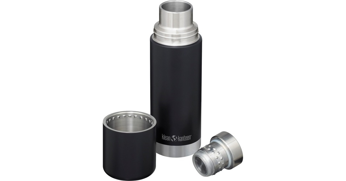 Klean Kanteen Thermosflasche TKPro-SB vakuumisoliert, 500ml(schwarz (matt), mit Pour Through Cap)