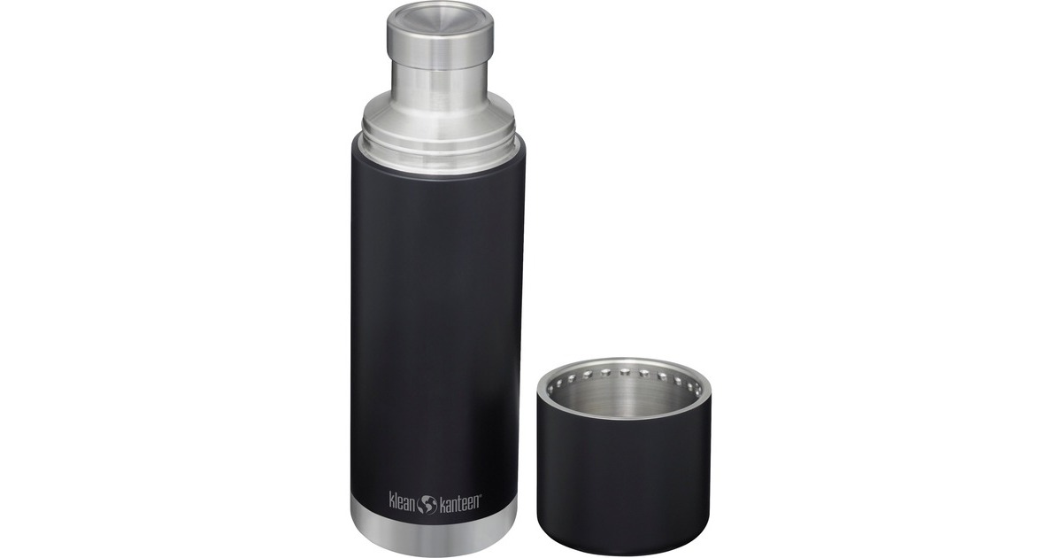 Klean Kanteen Thermosflasche TKPro-SB vakuumisoliert, 750ml(schwarz (matt), mit Pour Through Cap)
