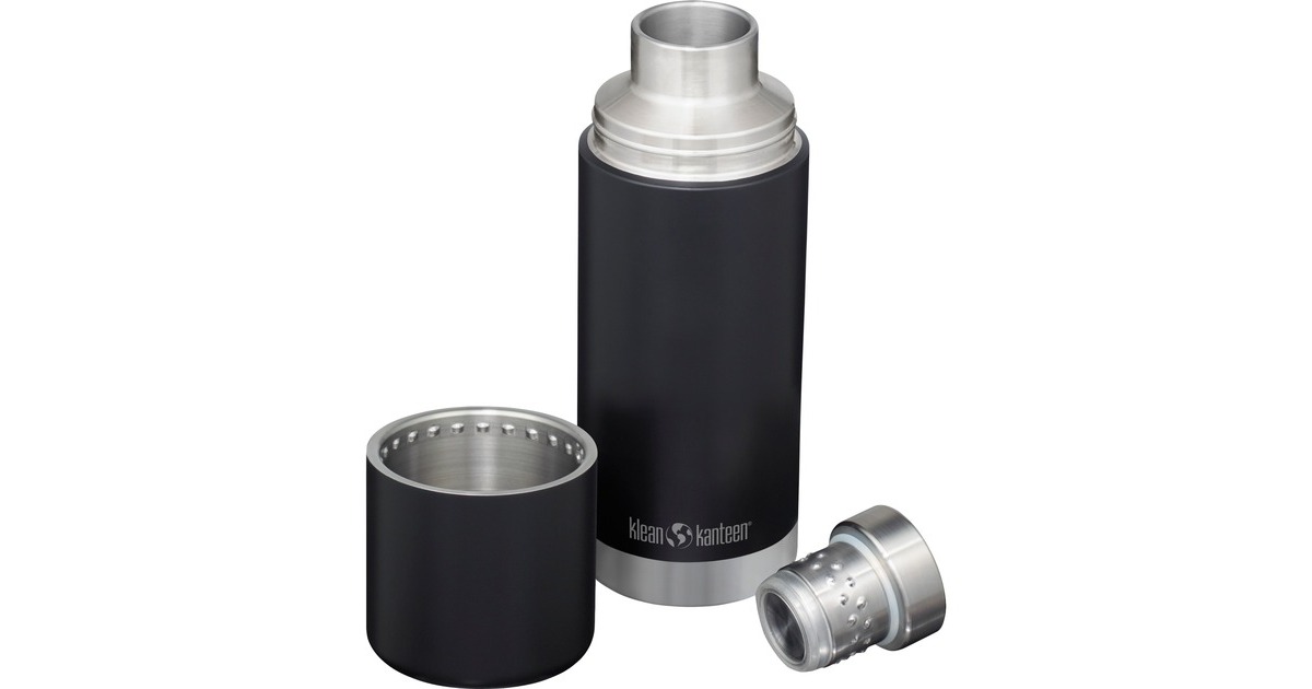 Klean Kanteen Thermosflasche TKPro-SB vakuumisoliert, 750ml(schwarz (matt), mit Pour Through Cap)