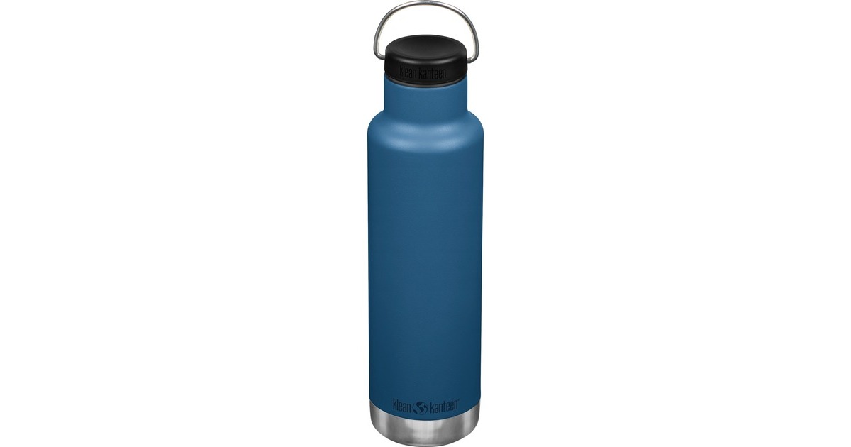 Klean Kanteen Trinkflasche Classic VI vakuumisoliert, 592ml(dunkelblau, mit schwarzer Loop Cap)