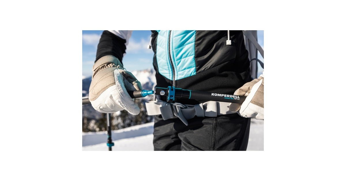 Komperdell Carbon .FXP Trail Foldable, Fitnessgerät(schwarz, 1 Paar, 105 cm, Comfort-Schlaufe)