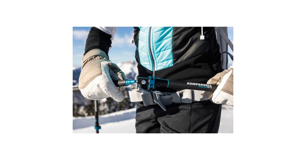 Komperdell Carbon .FXP Trail Foldable, Fitnessgerät(schwarz, 1 Paar, 115 cm, Comfort-Schlaufe)