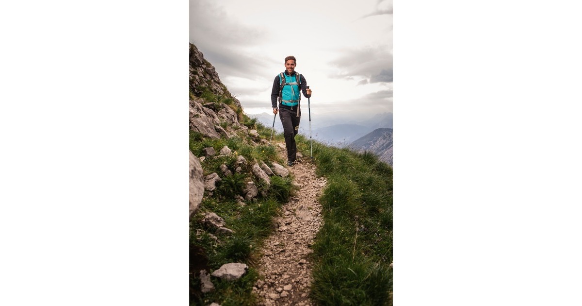 Komperdell Highlander Cork, Fitnessgerät(braun/silber, 1 Paar, 105-140 cm)