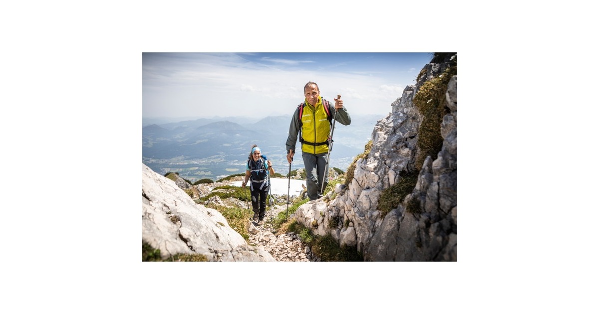 Komperdell Ridgehiker Cork Powerlock, Fitnessgerät(schwarz/silber, 1 Paar, 105-140 cm)