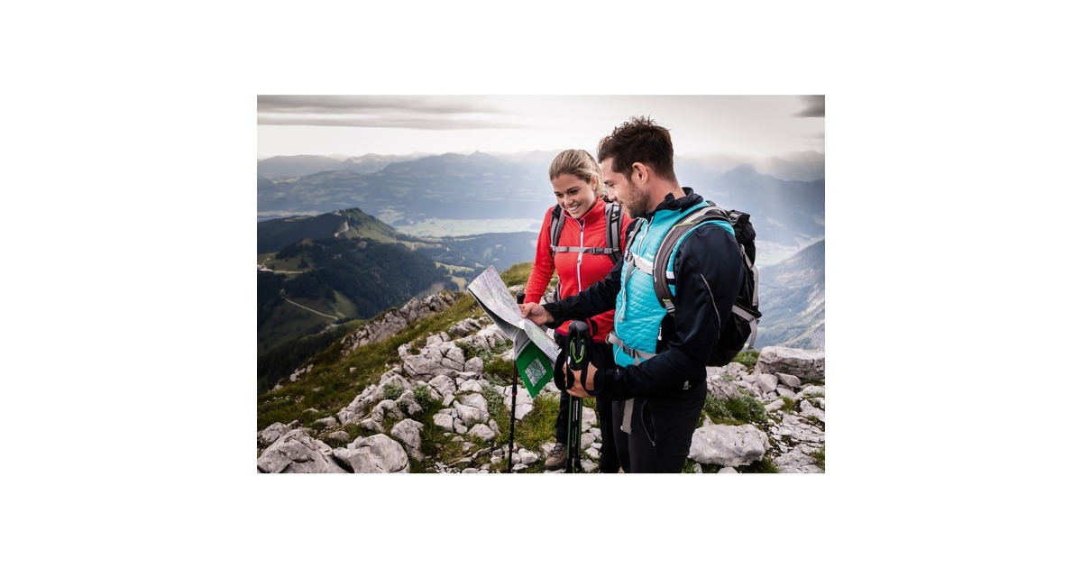 Komperdell Ridgehiker Cork Powerlock, Fitnessgerät(schwarz/silber, 1 Paar, 105-140 cm)