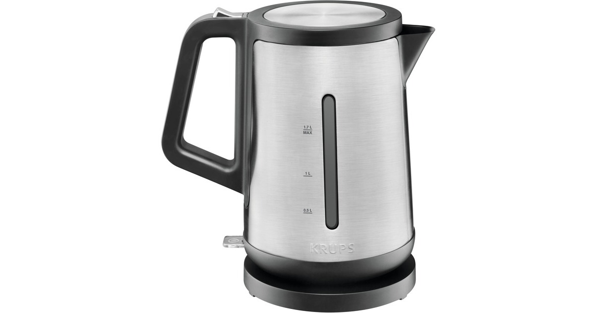 Krups Control Line BW 442D, Wasserkocher(silber/schwarz, 1,7 Liter)