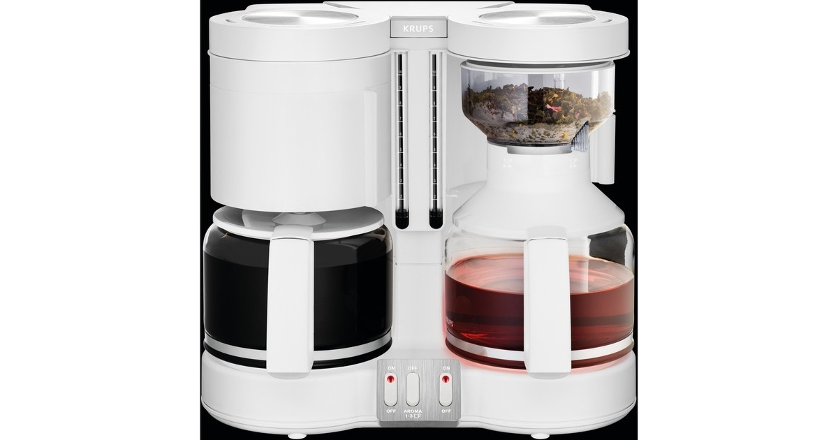 Krups Duothek Plus KM 8501, Filtermaschine(weiß)