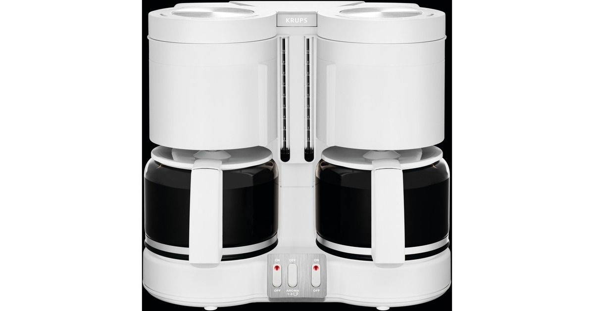 Krups Duothek Plus KM 8501, Filtermaschine(weiß)