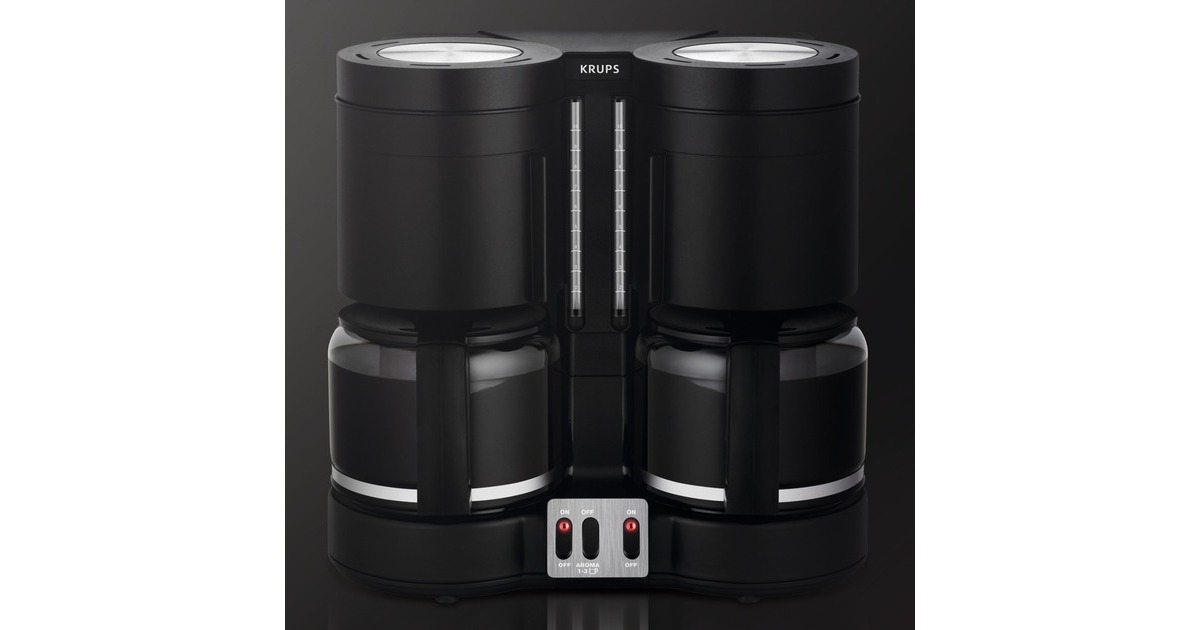 Krups Duothek Plus KM 8508, Filtermaschine(schwarz)