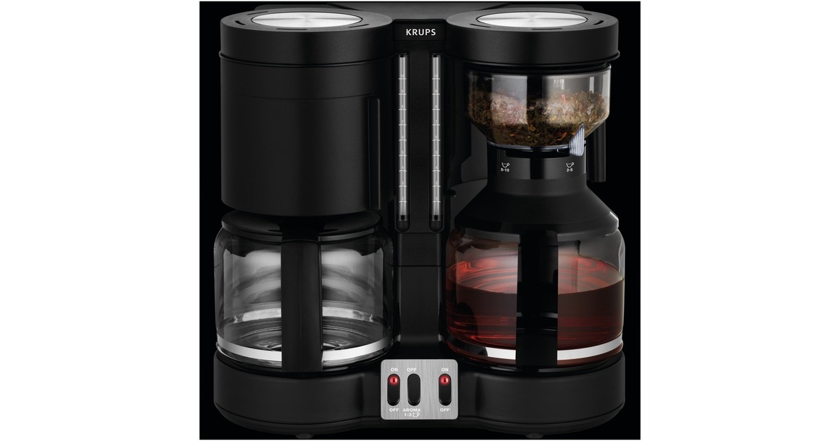 Krups Duothek Plus KM 8508, Filtermaschine(schwarz)