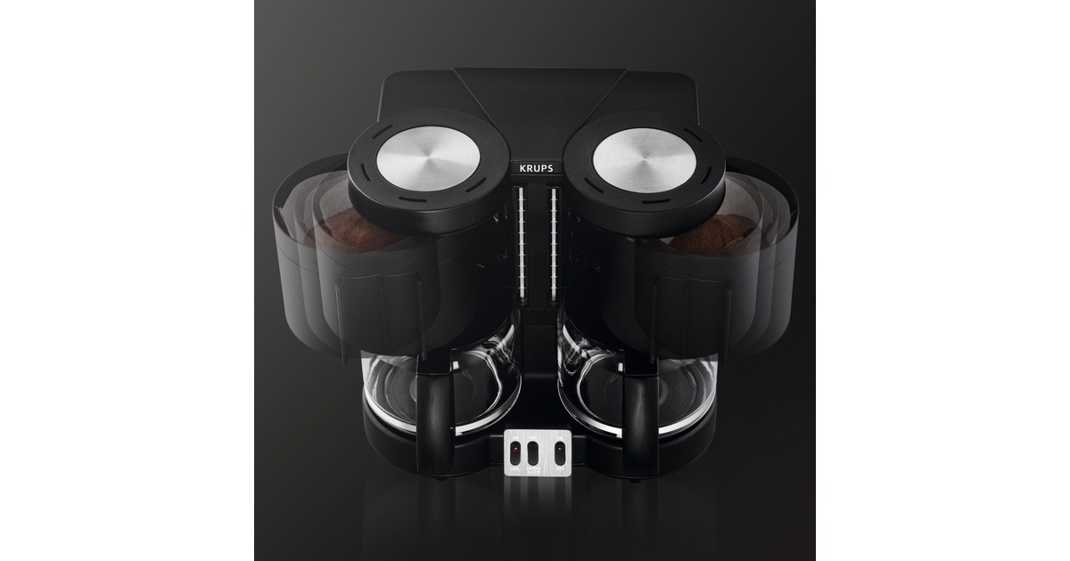 Krups Duothek Plus KM 8508, Filtermaschine(schwarz)