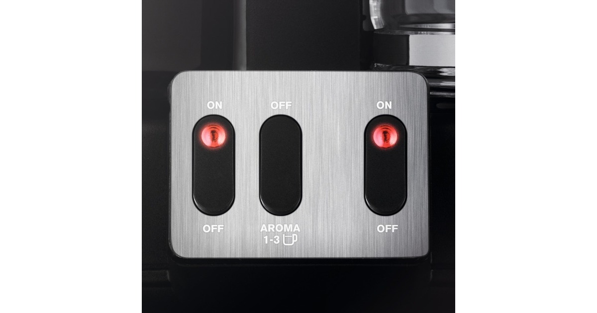 Krups Duothek Plus KM 8508, Filtermaschine(schwarz)