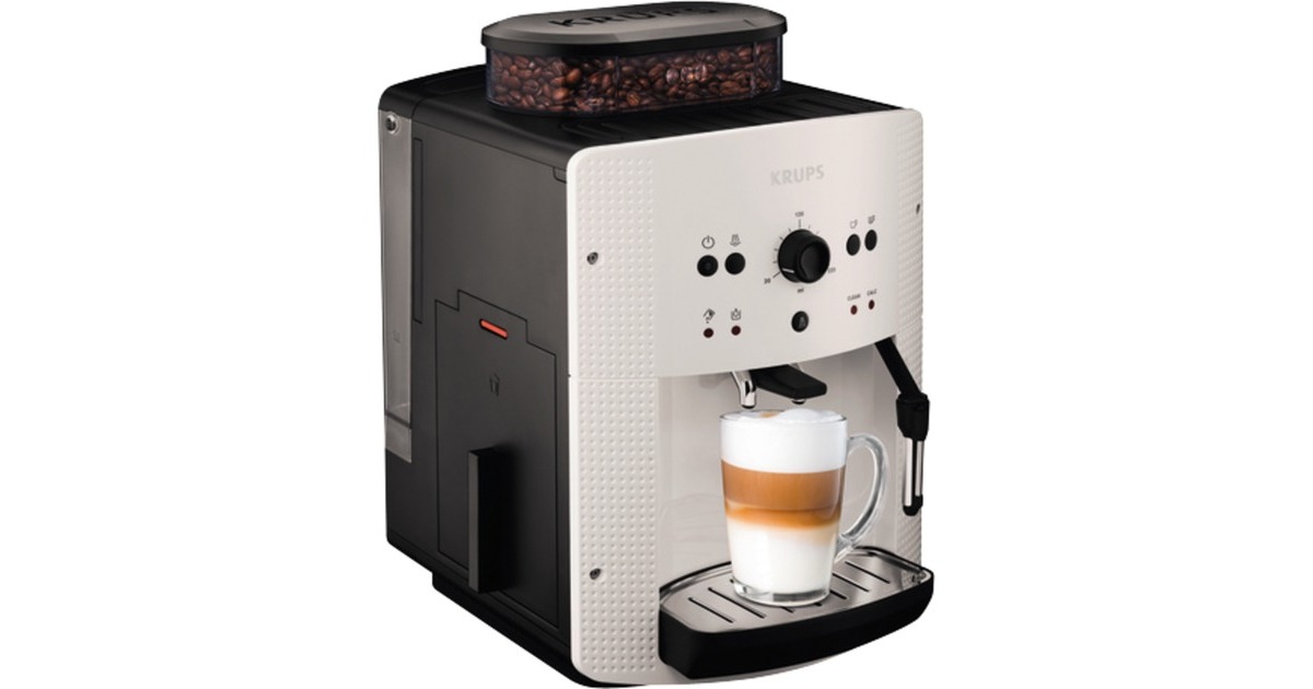 Krups Espresso-Kaffee-Vollautomat EA 8105(weiß/schwarz)