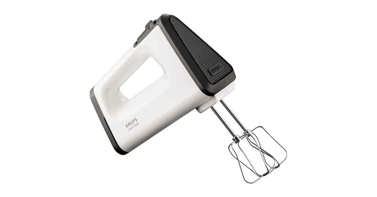 Krups Handmixer 3Mix 5500 GN5021(weiß/schwarz)
