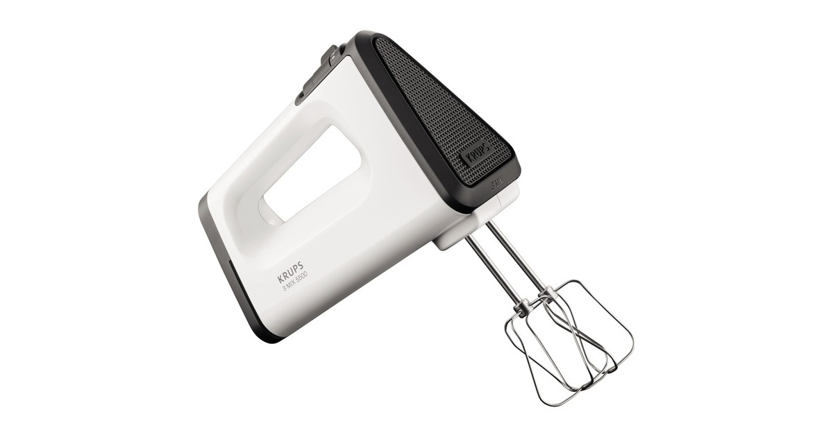Krups Handmixer 3Mix 5500 Plus GN 5041(weiß/schwarz)