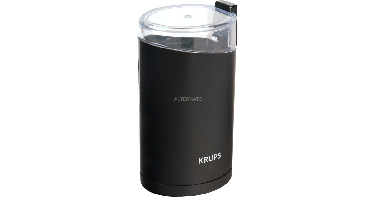 Krups Kaffeemühle F203(schwarz (glänzend), 200 Watt)