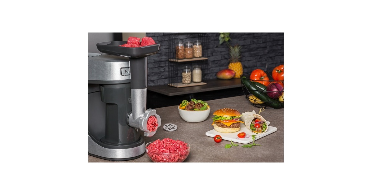 Krups Master Perfect Gourmet Küchenmaschine KA631D(edelstahl (gebürstet), 1.100 Watt)