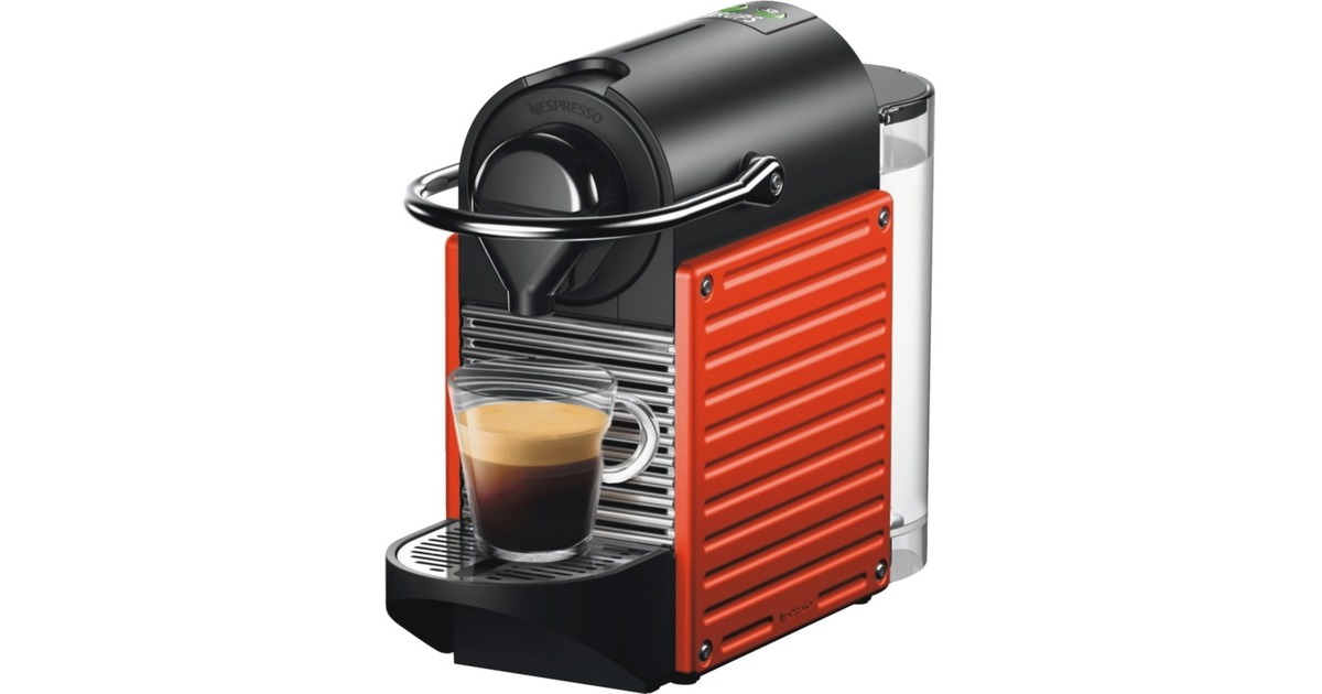 Krups Nespresso Pixie XN3045, Kapselmaschine(rot)