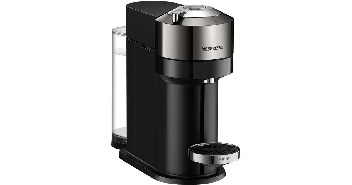 Krups Nespresso Vertuo Next Deluxe XN910C, Kapselmaschine(schwarz/chrom)