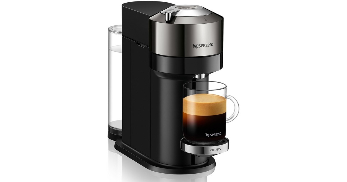 Krups Nespresso Vertuo Next Deluxe XN910C, Kapselmaschine(schwarz/chrom)