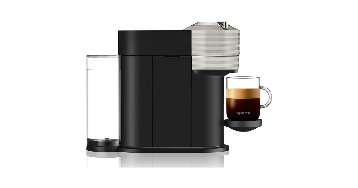 Krups Nespresso Vertuo Next & Aeroccino XN911B, Kapselmaschine(hellgrau/schwarz)