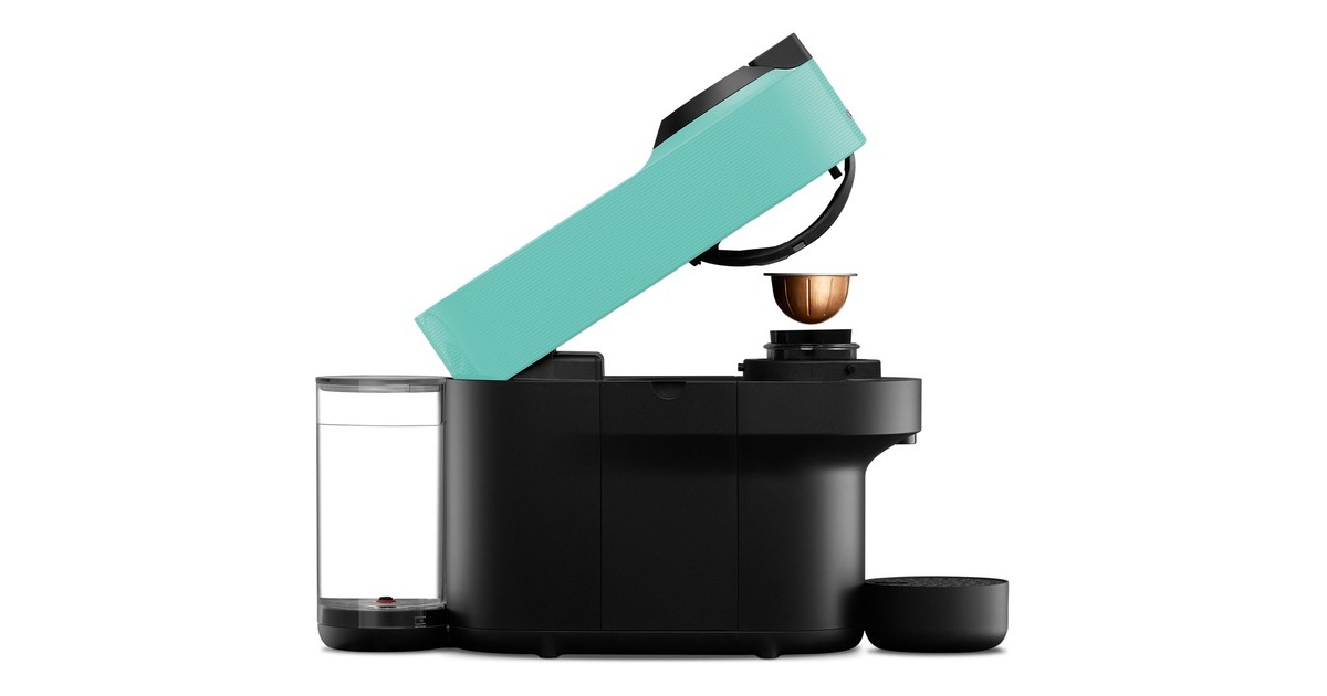 Krups Nespresso Vertuo Pop Aqua Mint XN9204, Kapselmaschine(schwarz/mint)