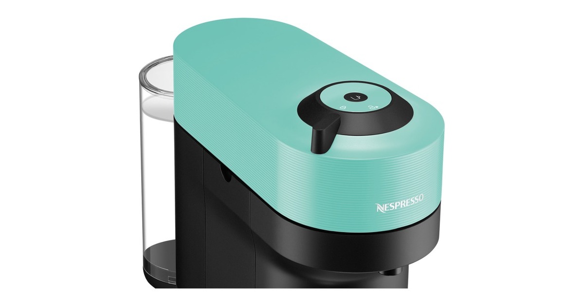 Krups Nespresso Vertuo Pop Aqua Mint XN9204, Kapselmaschine(schwarz/mint)