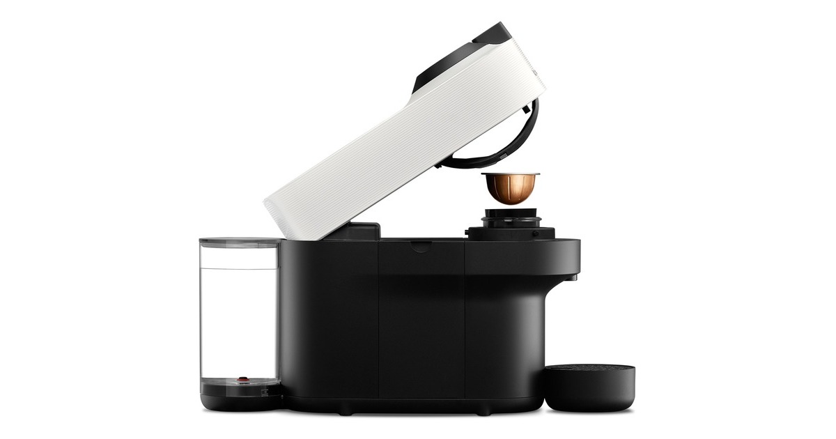 Krups Nespresso Vertuo Pop Coconut White XN9201, Kapselmaschine(schwarz/weiß)