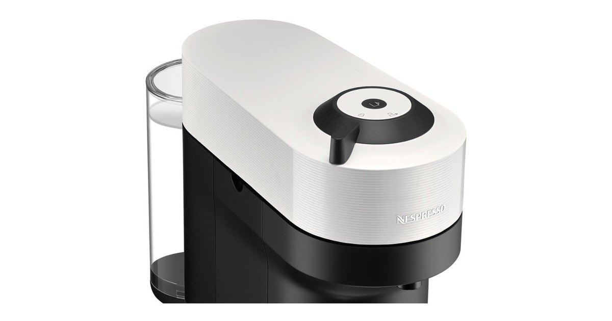 Krups Nespresso Vertuo Pop Coconut White XN9201, Kapselmaschine(schwarz/weiß)