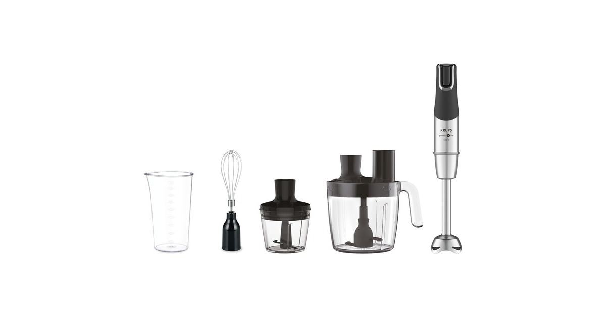 Krups Perfect Mix 9000, Stabmixer(edelstahl (gebürstet)/schwarz)