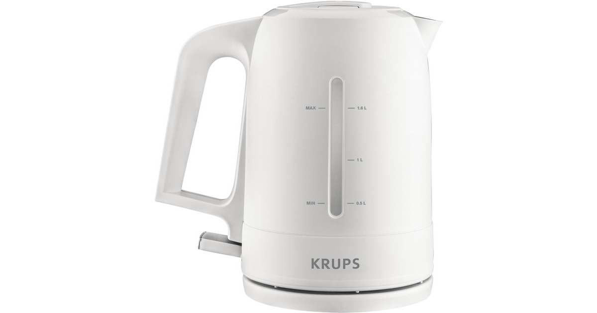 Krups ProAroma BW 2441, Wasserkocher(weiß, 1,6 Liter)