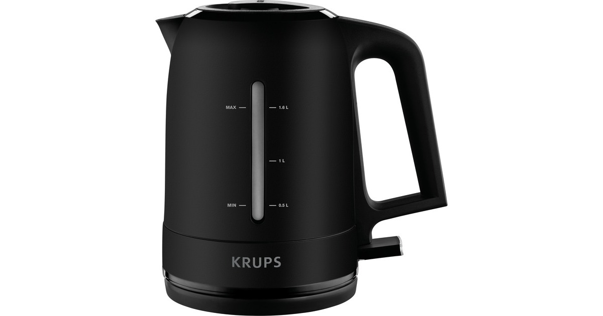 Krups ProAroma BW 2448, Wasserkocher(schwarz, 1,6 Liter)