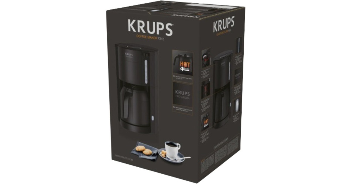 Krups ProAroma Thermo KM 3038, Filtermaschine(schwarz)