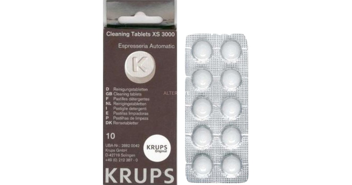 Krups Reinigungstabletten XS 3000, 10 Stück