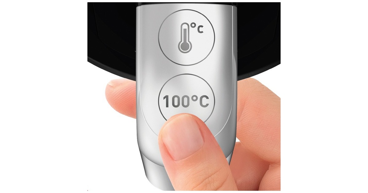 Krups Smart'n Light BW 8018, Wasserkocher(schwarz/silber, 1,7 Liter)