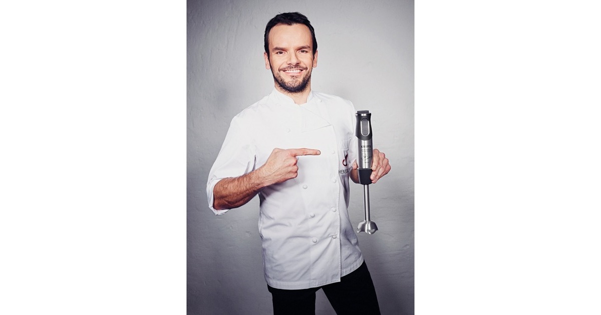 Krups Steffen Henssler Special Edition HZ 6568, Stabmixer(silber/dunkelgrau)