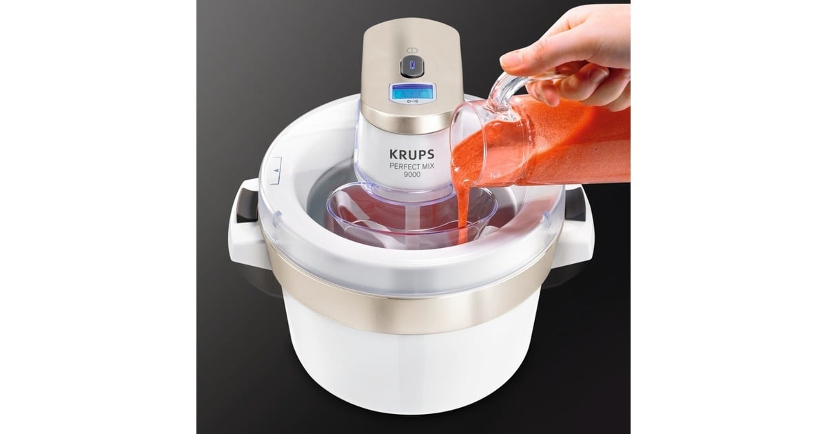 Krups Venise G VS2 41, Eismaschine(weiß/chrom, 1,6 Liter, Retail, Outlet)