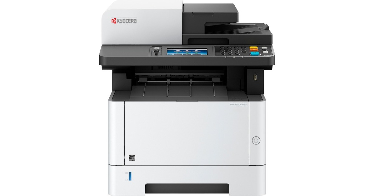 Kyocera ECOSYS M2640idw (inkl. 3 Jahre Kyocera Life Plus), Multifunktionsdrucker(grau/schwarz, USB/LAN/WLAN, Scan, Kopie, Fax)