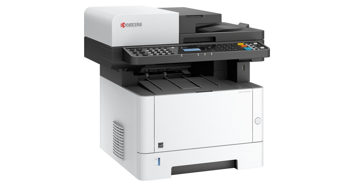 Kyocera ECOSYS M2735dw, Multifunktionsdrucker(grau/schwarz, USB/LAN/WLAN, Scan, Kopie, Fax)