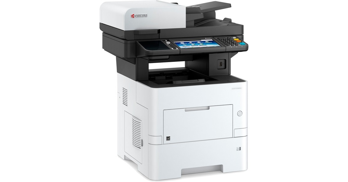 Kyocera ECOSYS M3860idnf (inkl. 3 Jahre Kyocera Life Plus), Multifunktionsdrucker(grau/anthrazit, USB, LAN, Scan, Kopie, Fax, Finisher)