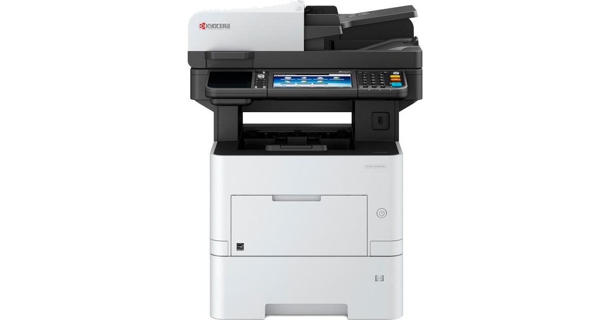Kyocera ECOSYS M3860idnf (inkl. 3 Jahre Kyocera Life Plus), Multifunktionsdrucker(grau/anthrazit, USB, LAN, Scan, Kopie, Fax, Finisher)
