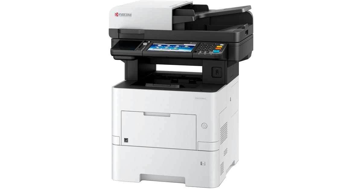 Kyocera ECOSYS M3860idnf (inkl. 3 Jahre Kyocera Life Plus), Multifunktionsdrucker(grau/anthrazit, USB, LAN, Scan, Kopie, Fax, Finisher)