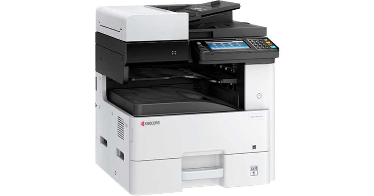 Kyocera ECOSYS M4132idn (inkl. 3 Jahre Kyocera Life Plus), Multifunktionsdrucker(grau/schwarz, USB, LAN, Kopie, Scan)