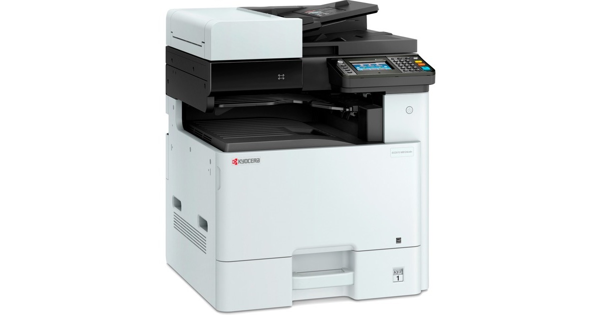 Kyocera ECOSYS M8124cidn (inkl. 3 Jahre Kyocera Life Plus), Multifunktionsdrucker(grau/schwarz, USB, LAN, Kopie, Scan) Kyocera ECOSYS M8124cidn (inkl. 3 Jahre Kyocera Life Plus), Multifunktionsdrucker(grau/schwarz, USB, LAN, Kopie, Scan)