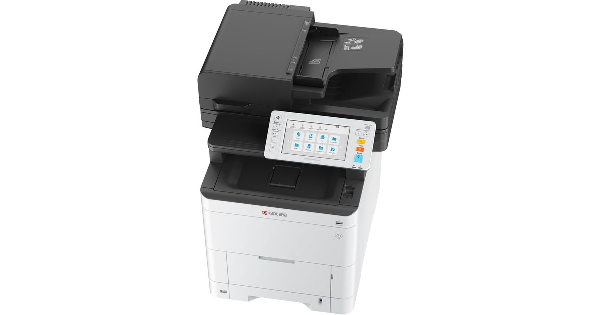 Kyocera ECOSYS MA3500cifx (inkl. 3 Jahre Kyocera Life Plus), Multifunktionsdrucker(grau/schwarz, USB, LAN, Scan, Kopie, Fax, HyPAS )
