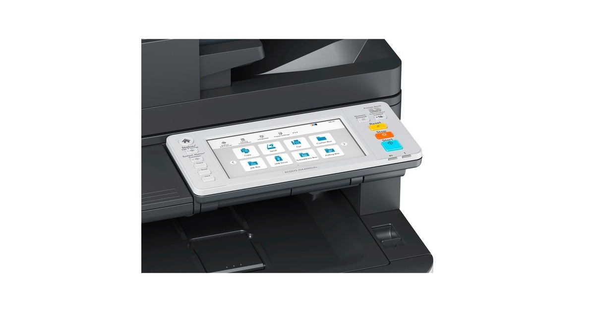 Kyocera ECOSYS MA4000cifx (inkl. 3 Jahre Kyocera Life Plus), Multifunktionsdrucker(grau/schwarz, USB, LAN, Scan, Kopie, Fax, HyPAS )