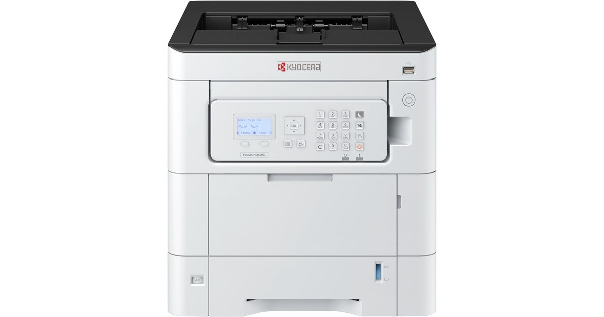 Kyocera ECOSYS PA3500cx (inkl. 3 Jahre Kyocera Life Plus), Farblaserdrucker(grau/schwarz)